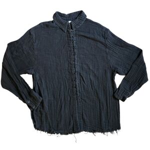 Urban Outfitters Dark Button Up Shirt Small